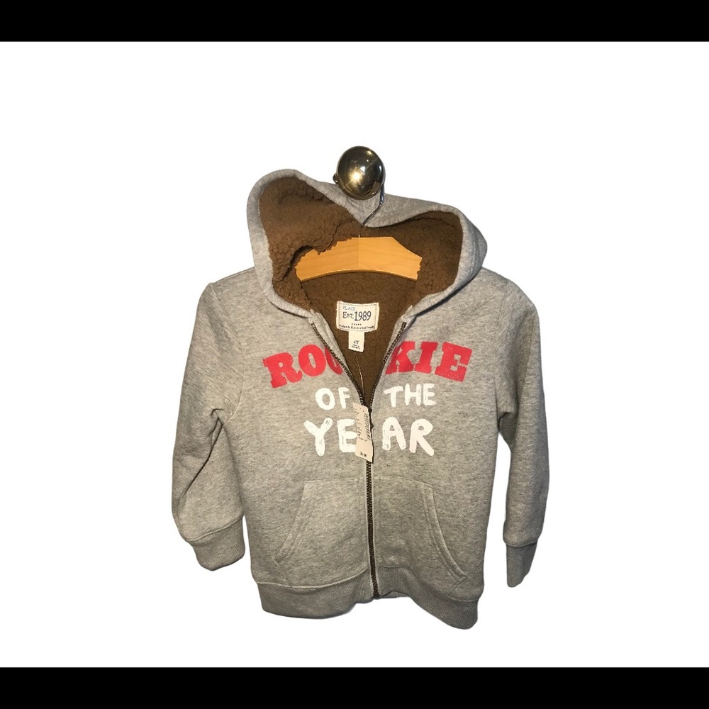NEW Children’s place grey hooded jacket